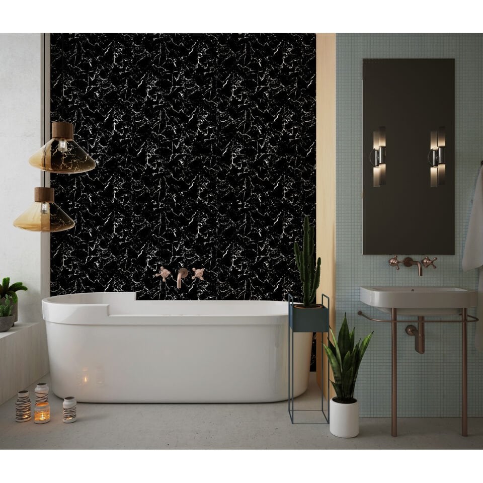 Kendinden Yapışkanlı PVC Duvar & Zemin Kaplama 120x60 cm Suya Dayanıklı Dekoratif Panel