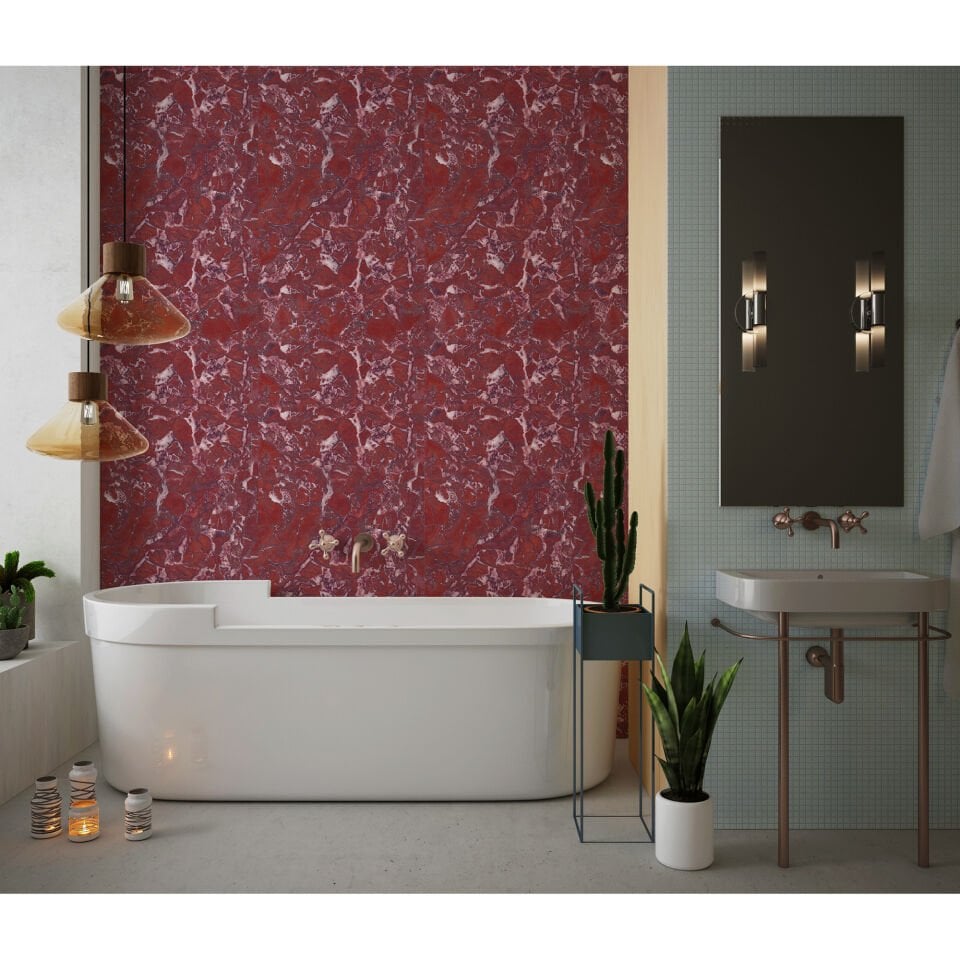 Kendinden Yapışkanlı PVC Duvar & Zemin Kaplama 120x60 cm Suya Dayanıklı Dekoratif Panel