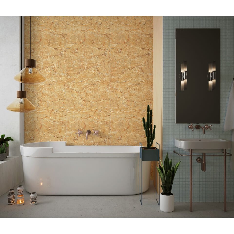 Kendinden Yapışkanlı PVC Duvar & Zemin Kaplama 120x60 cm Suya Dayanıklı Dekoratif Panel