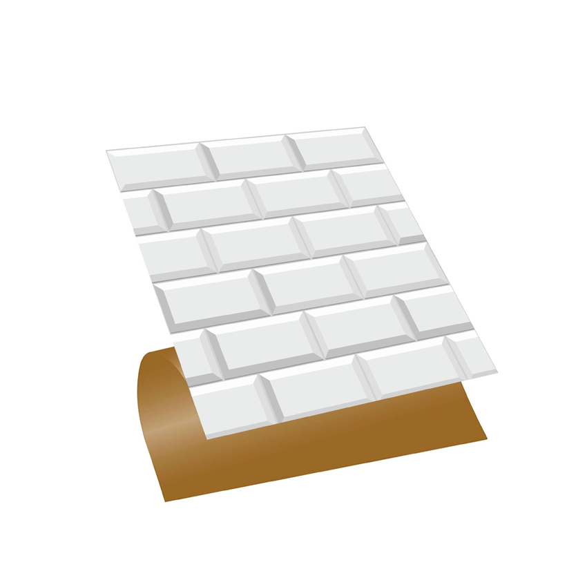 Kendinden Yapışkanlı PVC Duvar & Zemin Kaplama 30x30 cm Suya Dayanıklı Dekoratif Panel