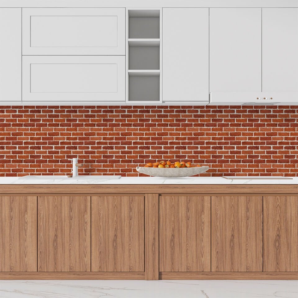 Kendinden Yapışkanlı PVC Duvar & Zemin Kaplama 30x30 cm Suya Dayanıklı Dekoratif Panel