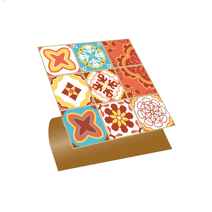 Kendinden Yapışkanlı PVC Duvar & Zemin Kaplama 30x30 cm Suya Dayanıklı Dekoratif Panel