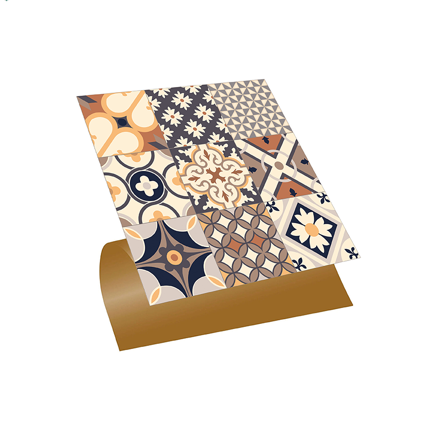 Kendinden Yapışkanlı PVC Duvar & Zemin Kaplama 30x30 cm Suya Dayanıklı Dekoratif Panel