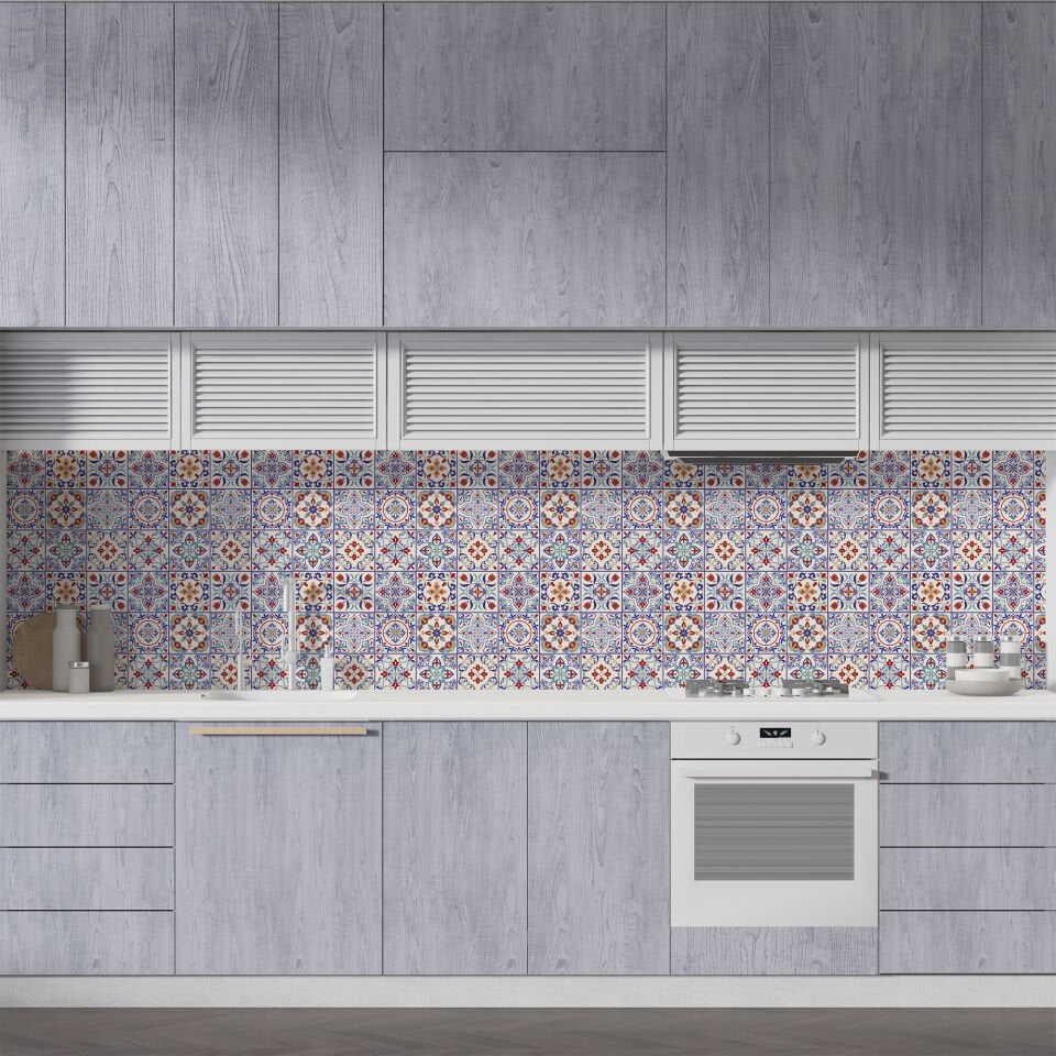 Kendinden Yapışkanlı PVC Duvar & Zemin Kaplama 30x30 cm Suya Dayanıklı Dekoratif Panel
