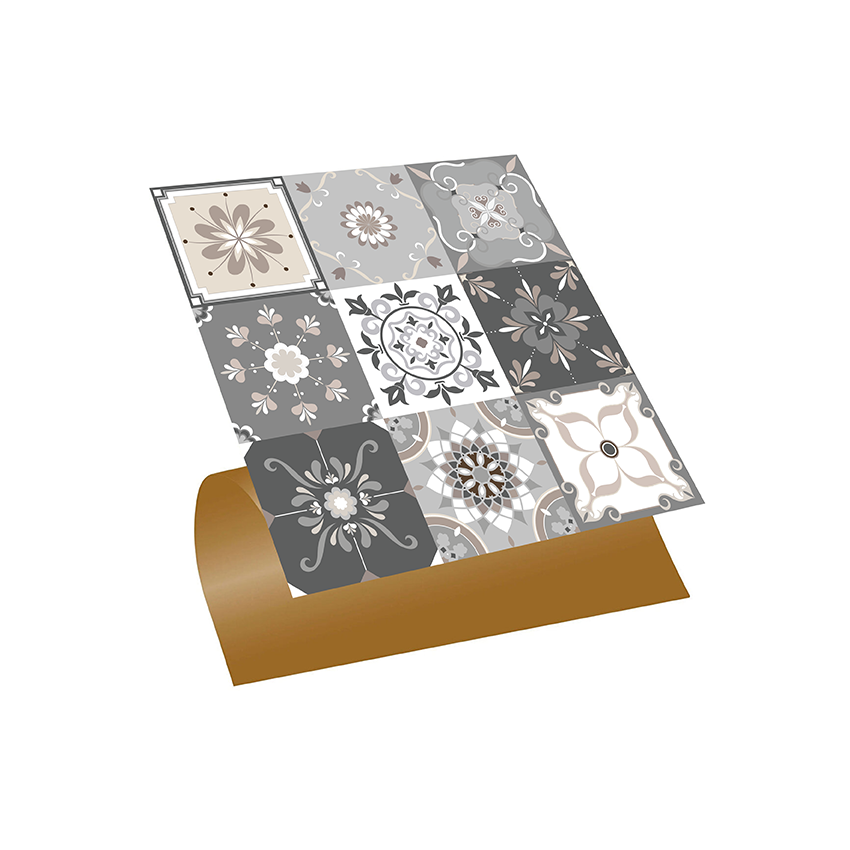Kendinden Yapışkanlı PVC Duvar & Zemin Kaplama 30x30 cm Suya Dayanıklı Dekoratif Panel
