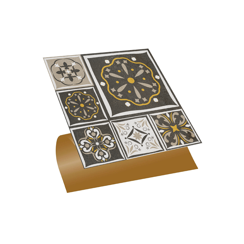 Kendinden Yapışkanlı PVC Duvar & Zemin Kaplama 30x30 cm Suya Dayanıklı Dekoratif Panel