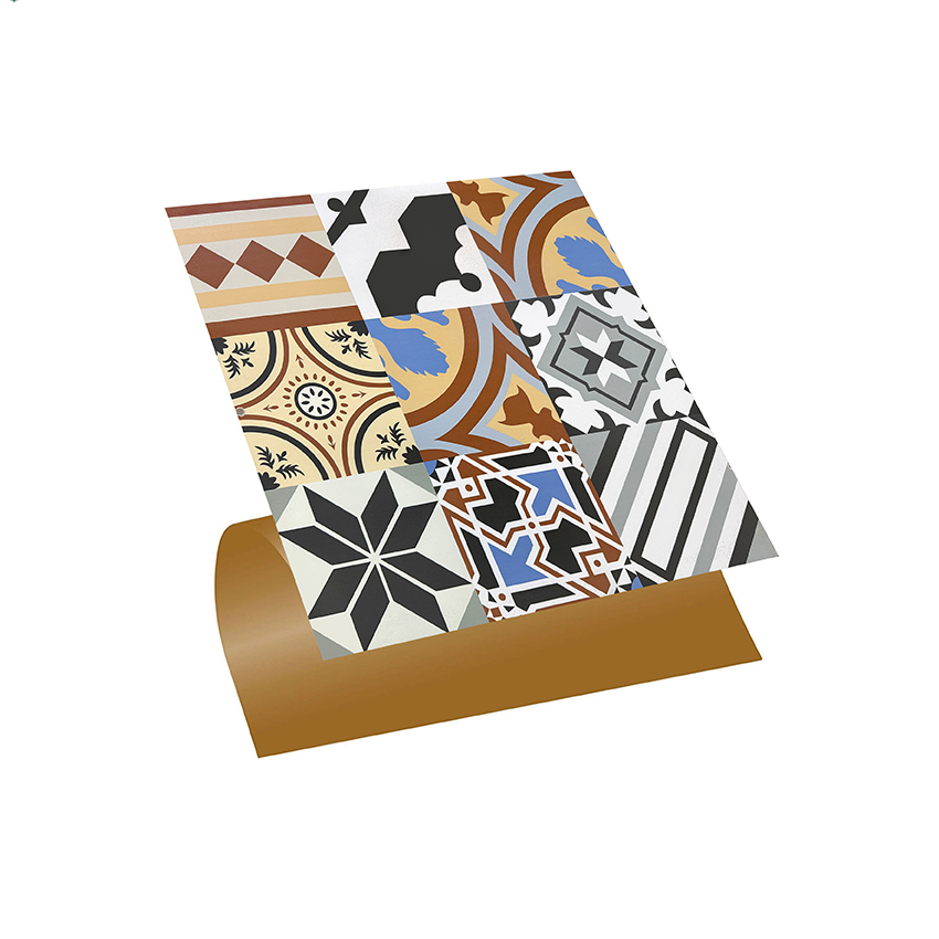 Kendinden Yapışkanlı PVC Duvar & Zemin Kaplama 30x30 cm Suya Dayanıklı Dekoratif Panel