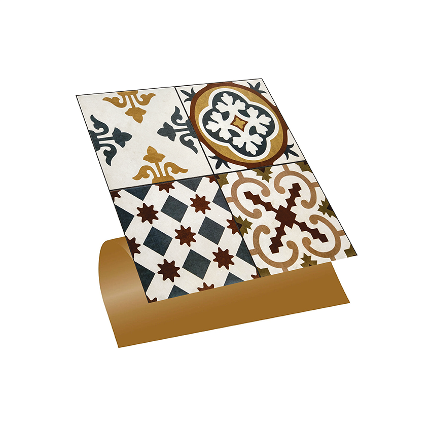 Kendinden Yapışkanlı PVC Duvar & Zemin Kaplama 30x30 cm Suya Dayanıklı Dekoratif Panel