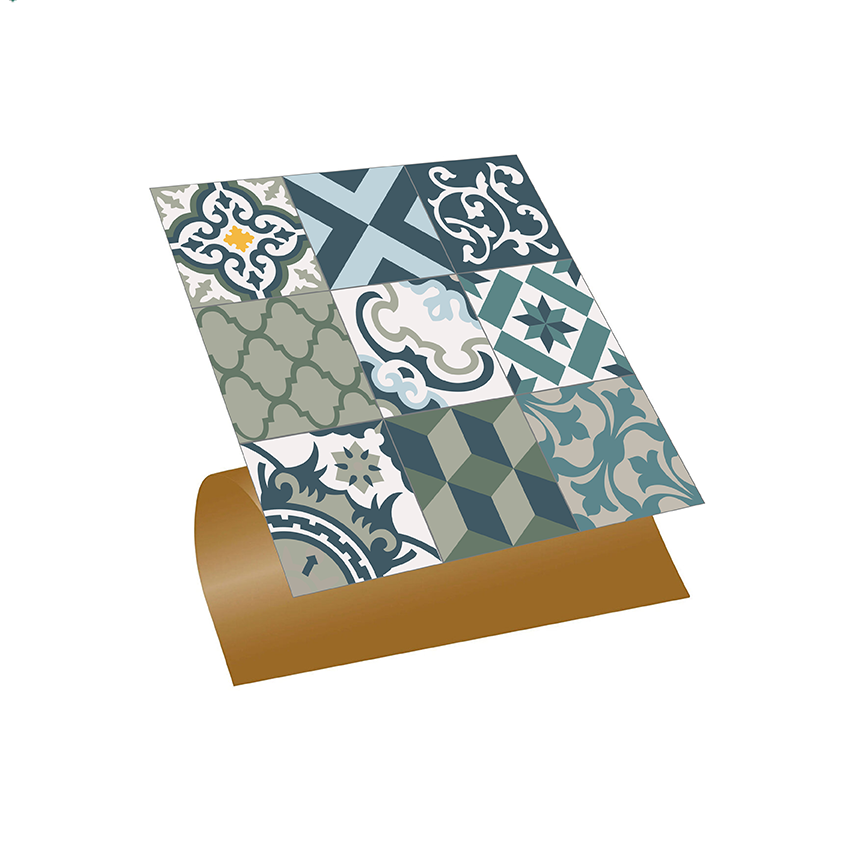 Kendinden Yapışkanlı PVC Duvar & Zemin Kaplama 30x30 cm Suya Dayanıklı Dekoratif Panel