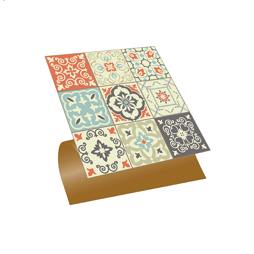 Kendinden Yapışkanlı PVC Duvar & Zemin Kaplama 30x30 cm Suya Dayanıklı Dekoratif Panel
