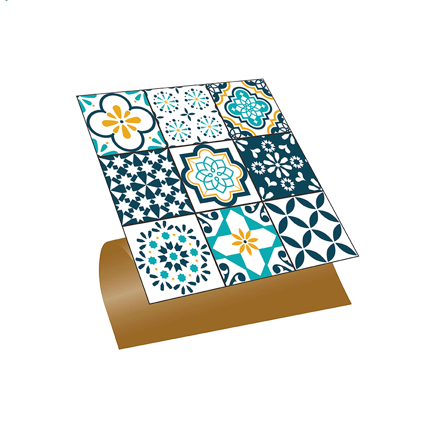 Kendinden Yapışkanlı PVC Duvar & Zemin Kaplama 30x30 cm Suya Dayanıklı Dekoratif Panel