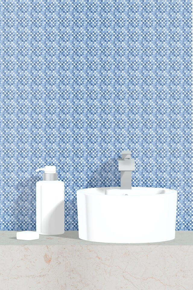 Kendinden Yapışkanlı PVC Duvar & Zemin Kaplama 30x30 cm Suya Dayanıklı Dekoratif Panel