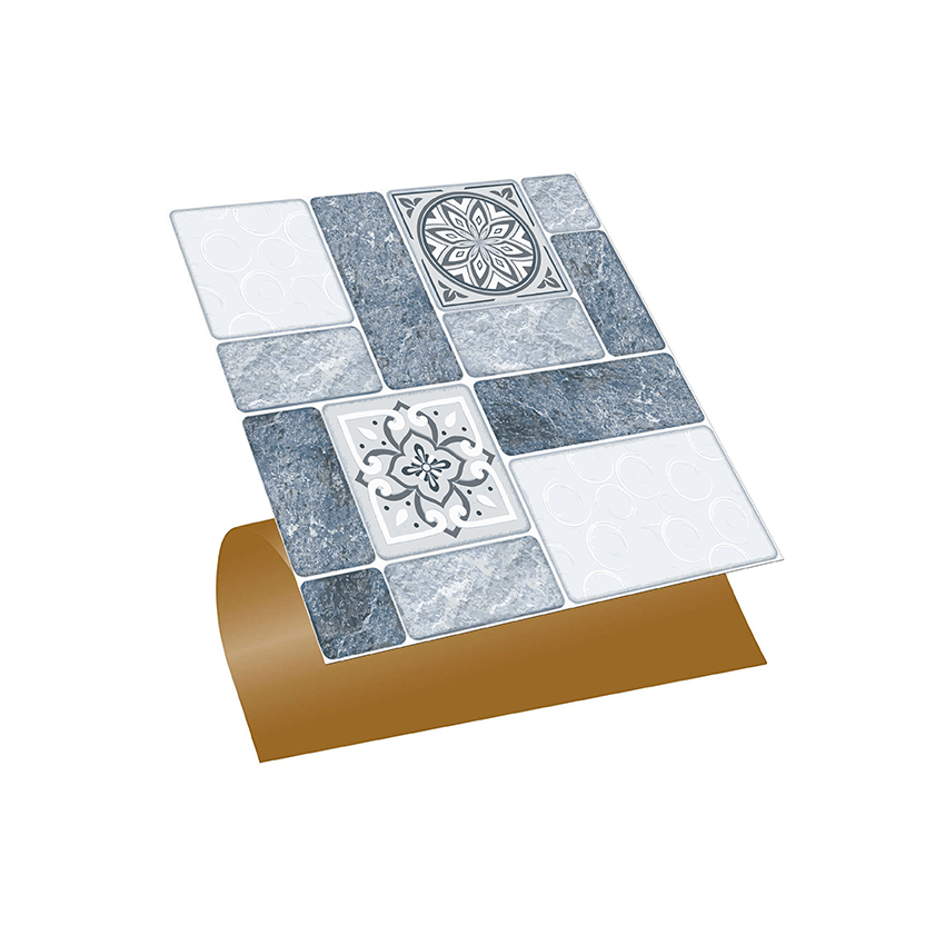 Kendinden Yapışkanlı PVC Duvar & Zemin Kaplama 30x30 cm Suya Dayanıklı Dekoratif Panel