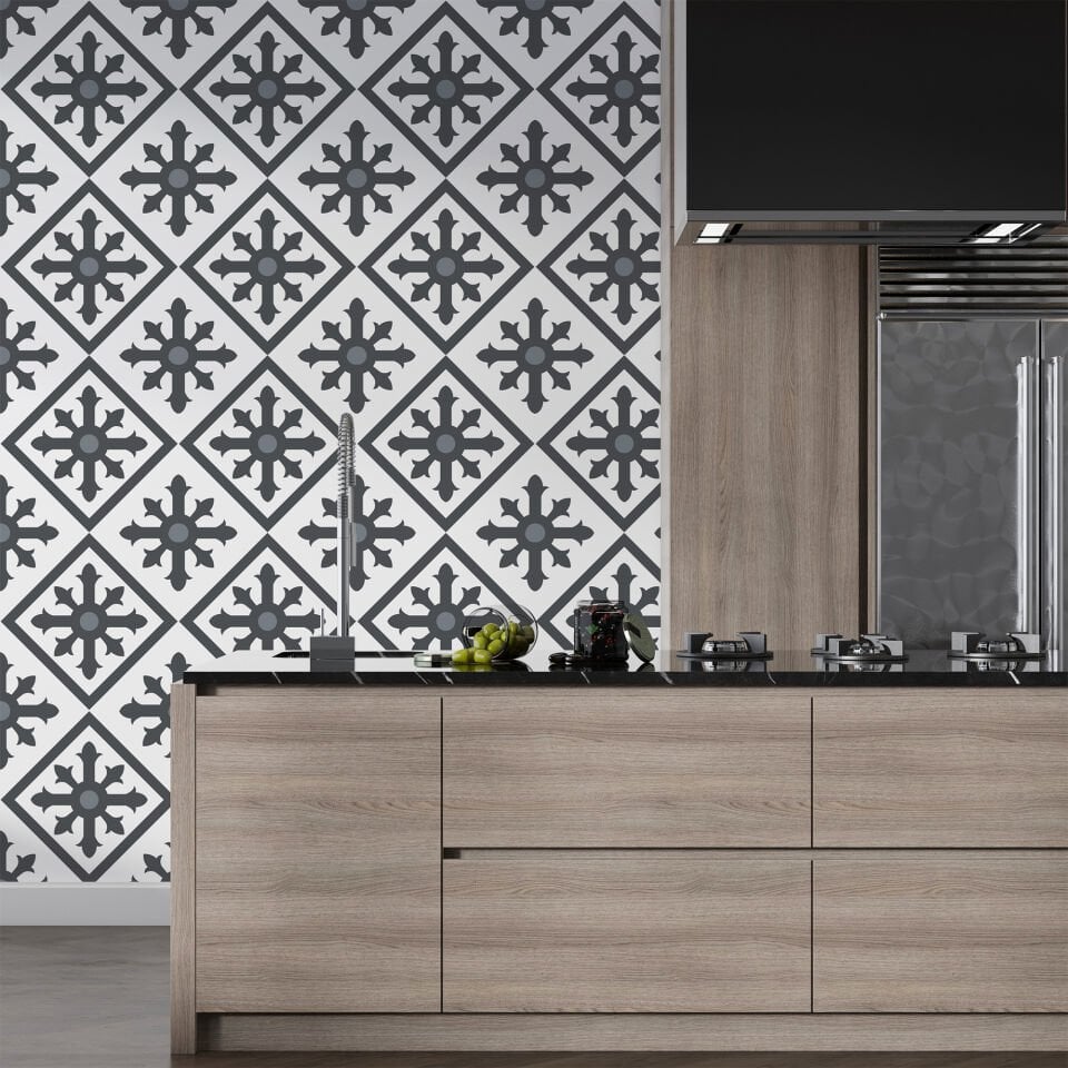 Kendinden Yapışkanlı PVC Duvar & Zemin Kaplama 30x30 cm Suya Dayanıklı Dekoratif Panel