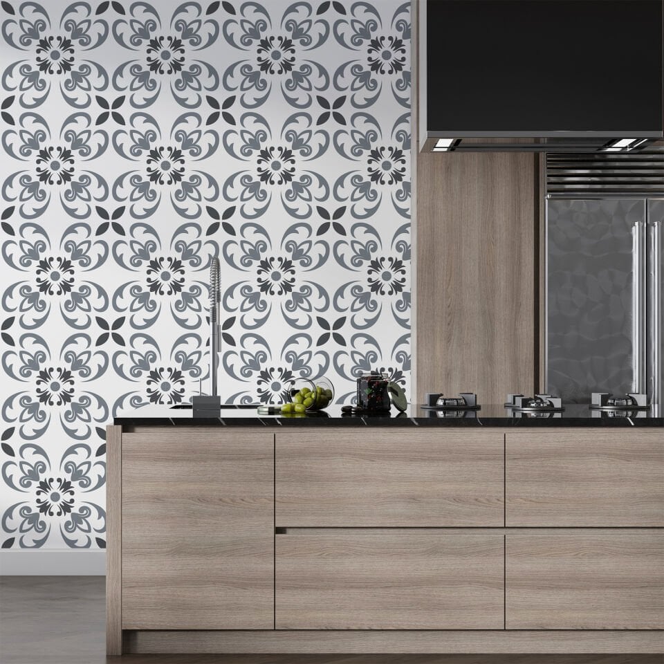 Kendinden Yapışkanlı PVC Duvar & Zemin Kaplama 30x30 cm Suya Dayanıklı Dekoratif Panel