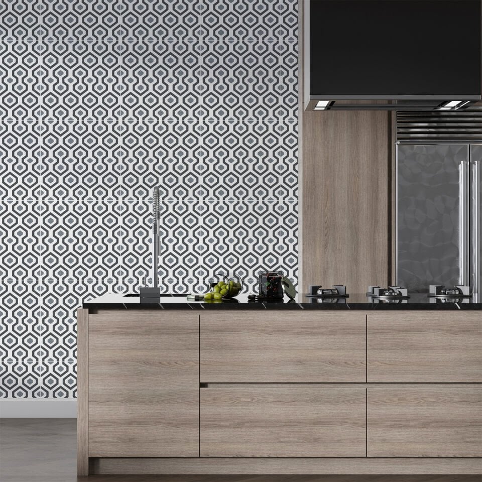 Kendinden Yapışkanlı PVC Duvar & Zemin Kaplama 30x30 cm Suya Dayanıklı Dekoratif Panel