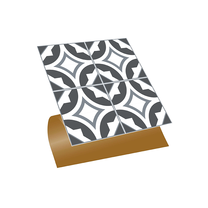 Kendinden Yapışkanlı PVC Duvar & Zemin Kaplama 30x30 cm Suya Dayanıklı Dekoratif Panel