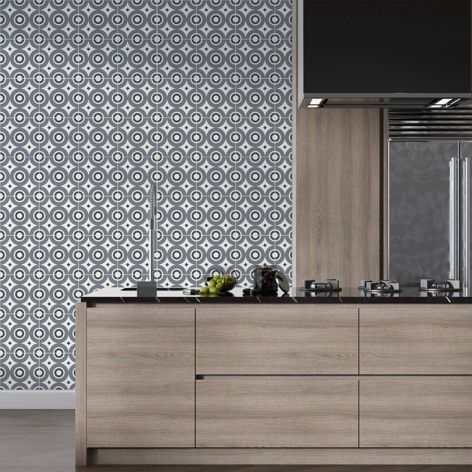 Kendinden Yapışkanlı PVC Duvar & Zemin Kaplama 30x30 cm Suya Dayanıklı Dekoratif Panel