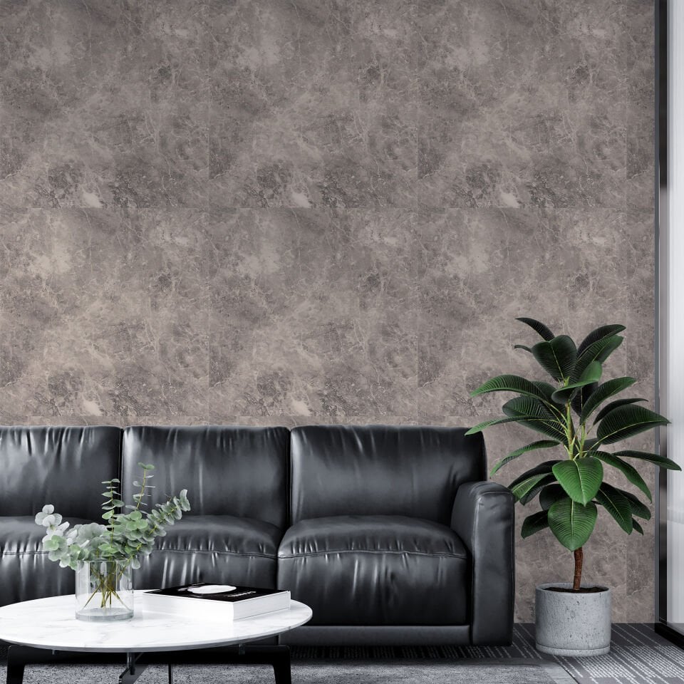 Kendinden Yapışkanlı PVC Duvar & Zemin Kaplama 60x60 cm Suya Dayanıklı Dekoratif Panel