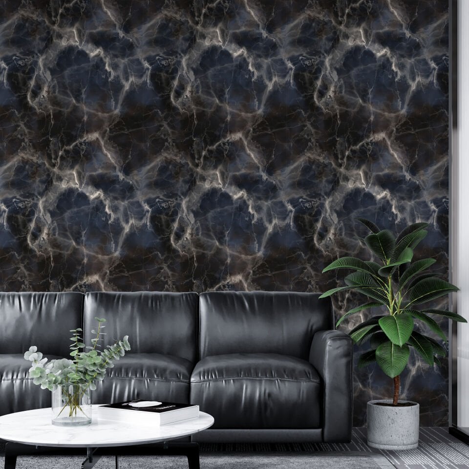 Kendinden Yapışkanlı PVC Duvar & Zemin Kaplama 60x60 cm Suya Dayanıklı Dekoratif Panel